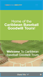 Mobile Screenshot of caribbeanbaseballgoodwilltours.com